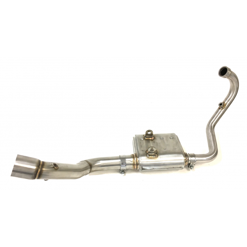 Tłumik IXIL ZONTES X350 2023 typ RC (waga: 800g, długość: 230 mm., materiał: Inox AISI304, kolor: Bright resin) FULL SYSTEM - RA