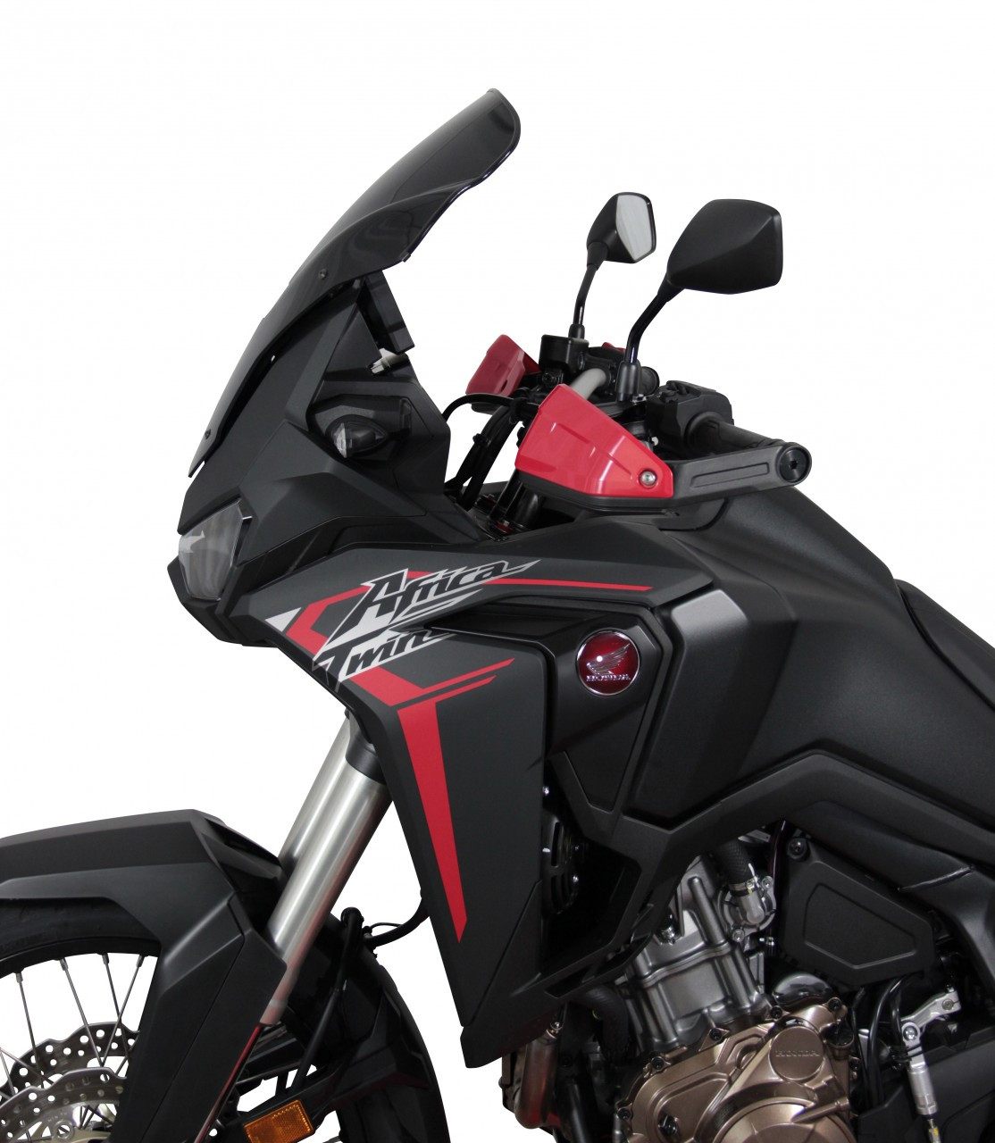 Szyba motocyklowa MRA HONDA CRF1100L AFRICA TWIN / DCT 2020-2023, forma TM, czarna