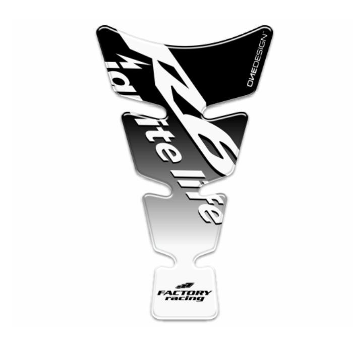 ONEDESIGN Tankpad Spirit shape logo R6 czarny/transparentny