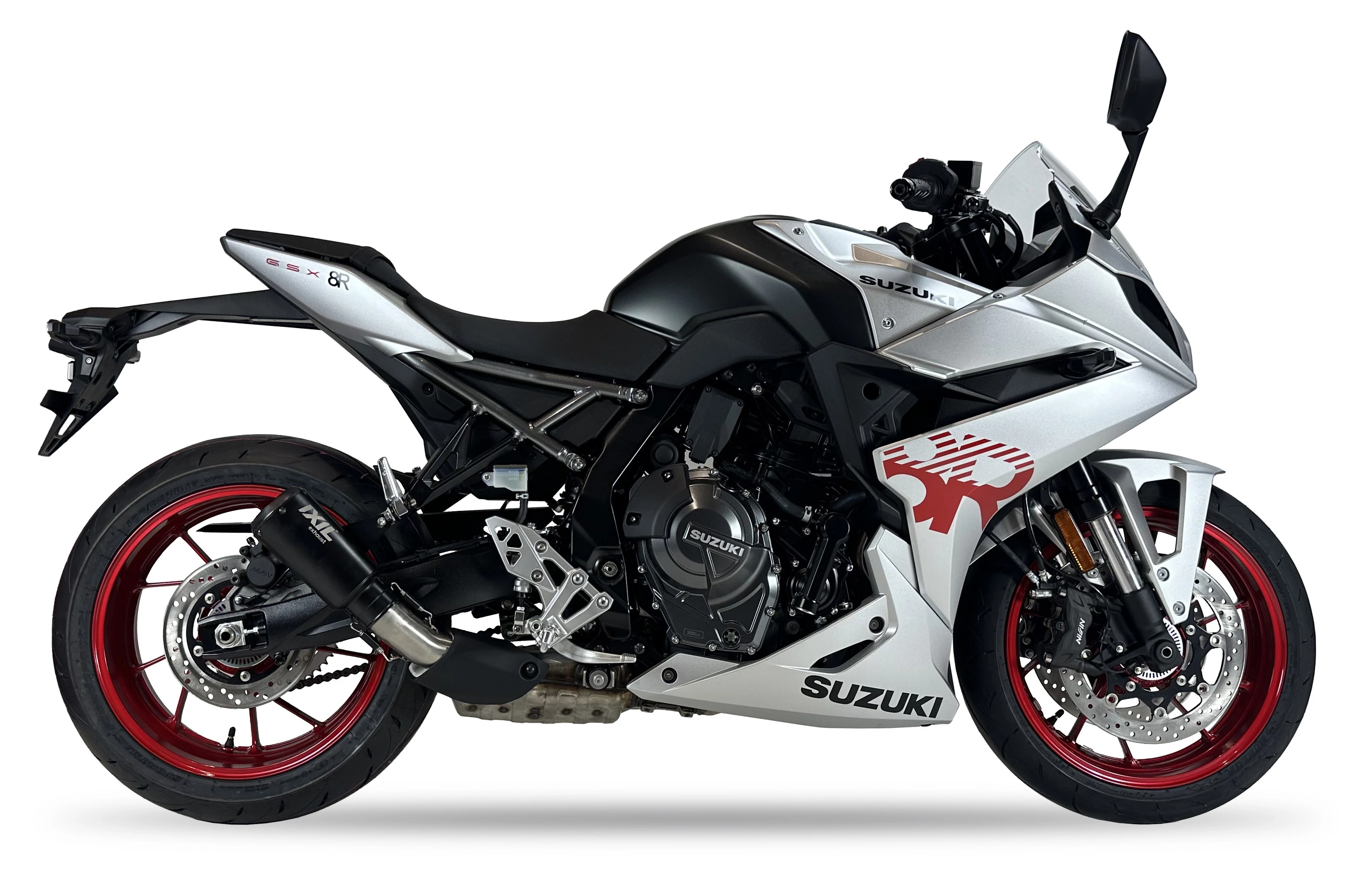 IXIL Tłumik SUZUKI GSX-8TT 25-26 (WEM2 WEM3) typ RB SLIP ON - RACE XTREM BLACK