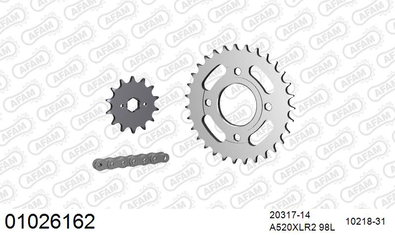Zestaw napędowy AFAM do HONDA CM 250 C B,C,D,F