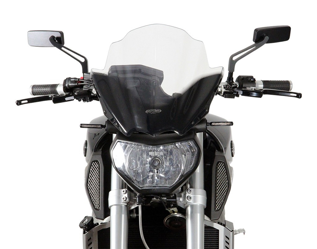 Szyba motocyklowa MRA YAMAHA MT-09 2014-2016, forma NRN, bezbarwna