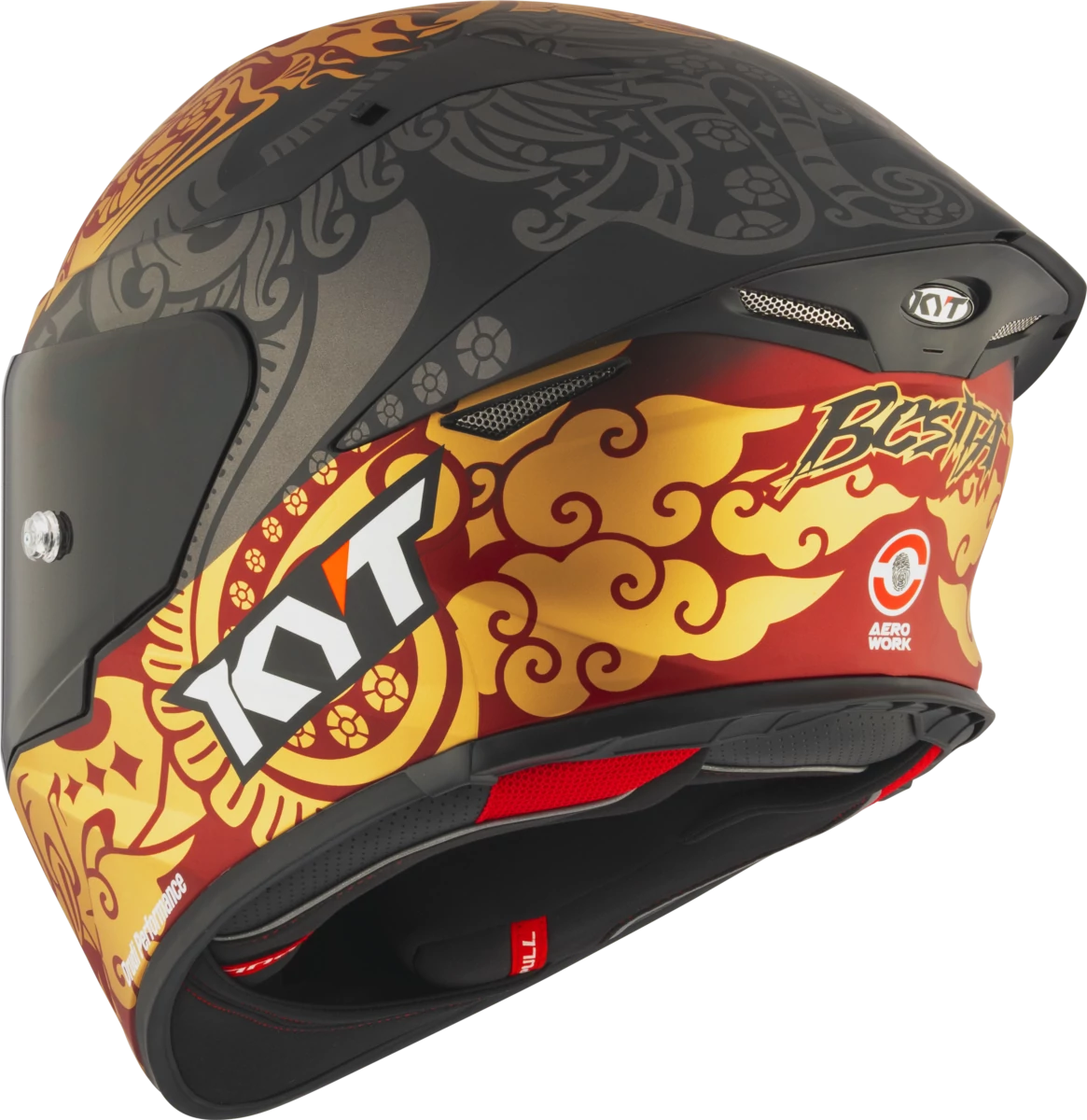 Kask motocyklowy KYT TT-REVO ENEA INDONESIA 2023 MATT REPLICA