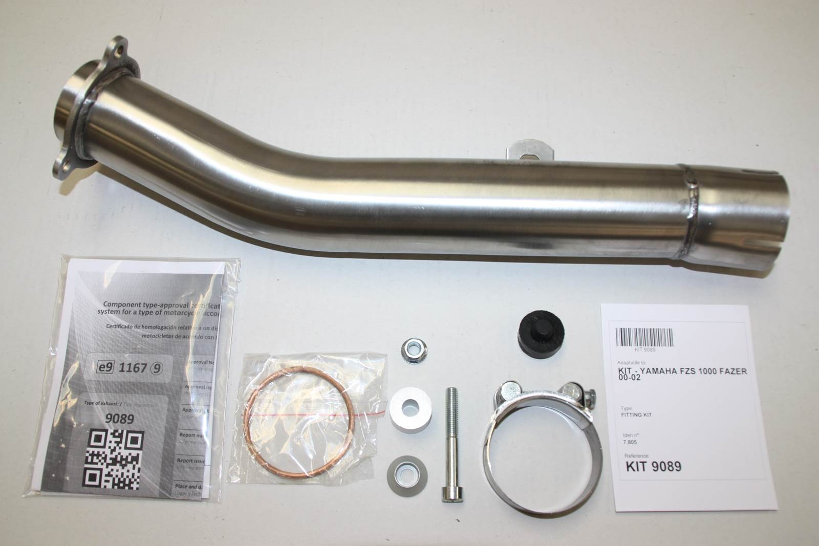 Tłumik IXIL YAMAHA FZS 1000 FAZER 00-05 (RN06) typ SOVE (waga: 3000g, długość: 423 mm., materiał: Inox AISI304, kolor: Black pai