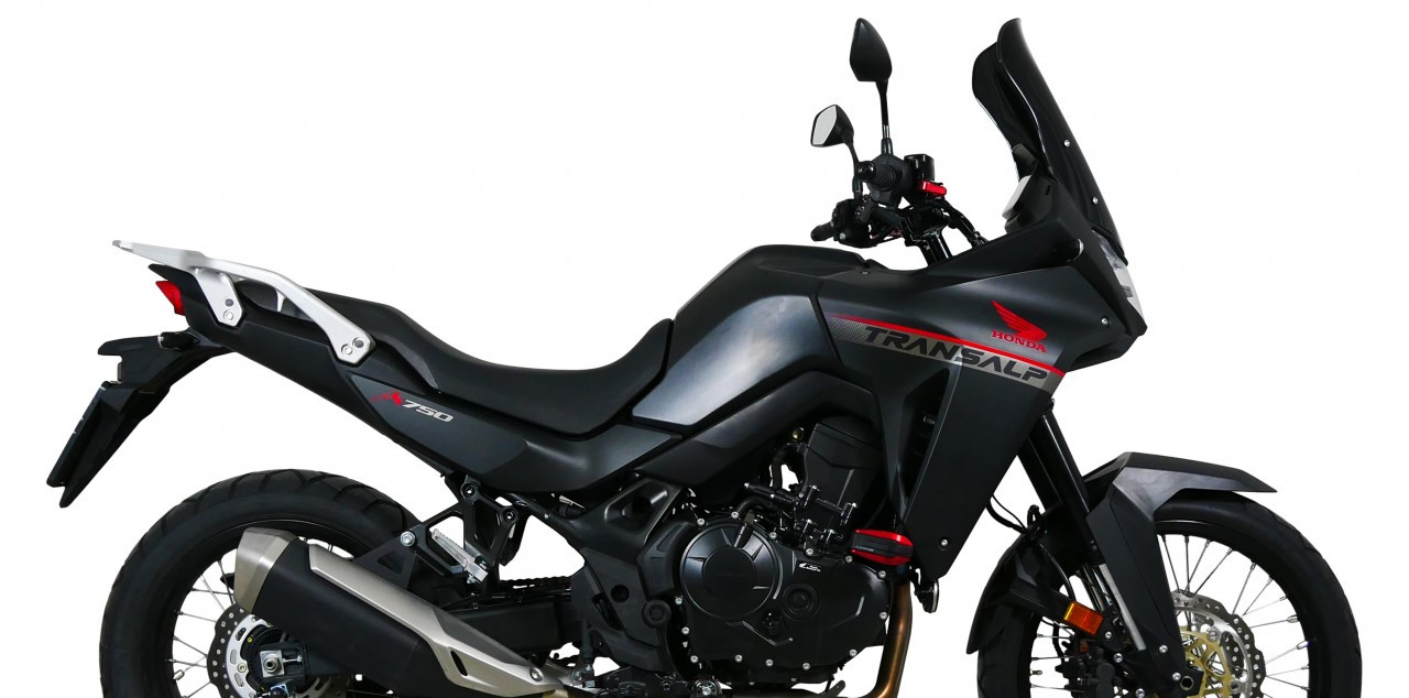 Szyba motocyklowa MRA HONDA XL 750 TRANSALP 2023-2024, forma TM, czarna