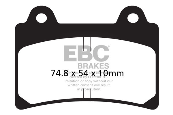 EBC Brakes Klocki hamulcowe EBC FA123 (kpl. na 1 tarcze)