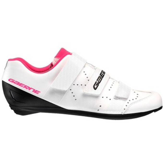 Buty rowerowe Szosowe damskie GAERNE G.RECORD LADY Białe/fuksja