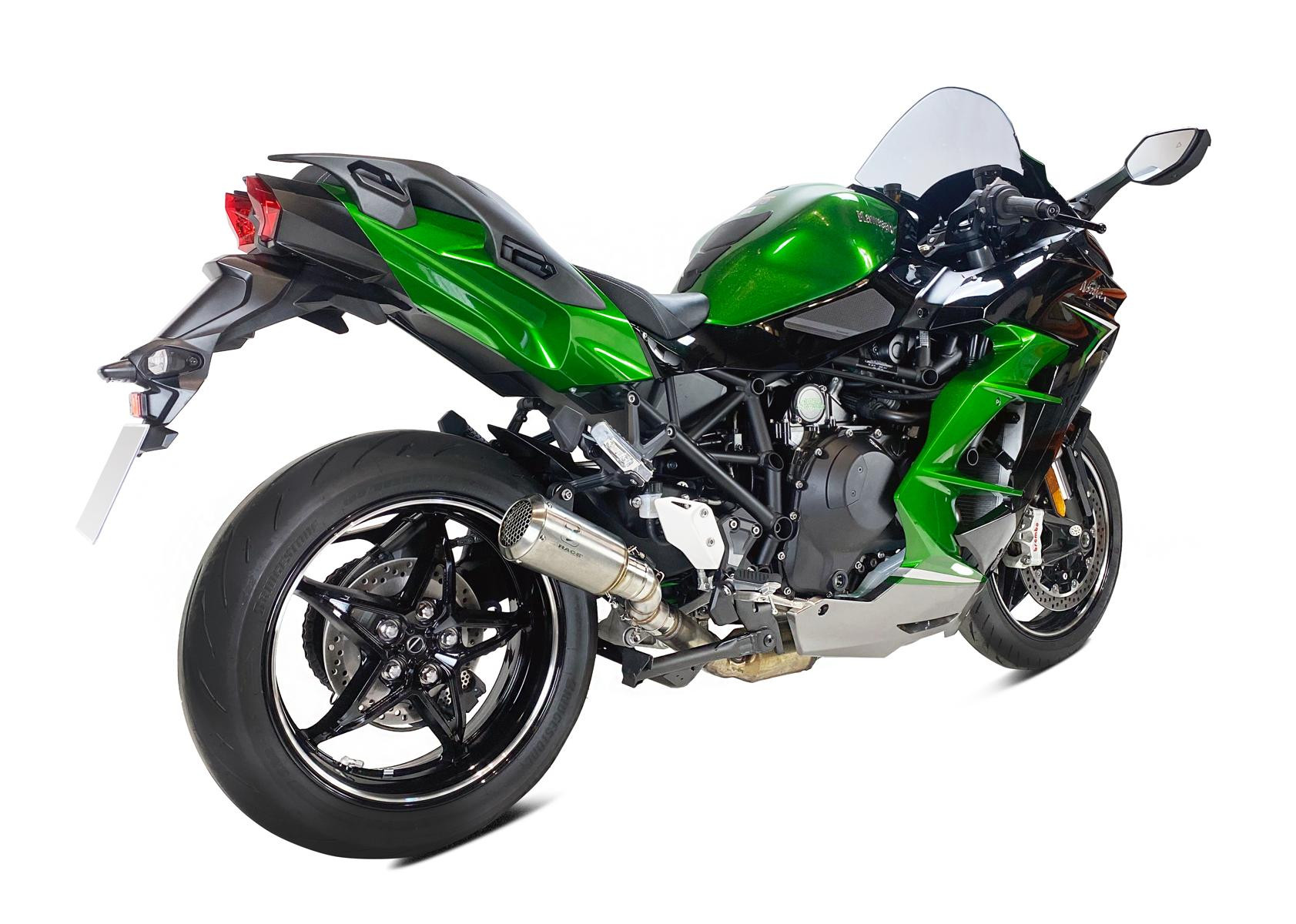 Tłumik IXRACE KAWASAKI NINJA H2 SX - SX SE 22-23 (ZXT02P) typ MK2 MK2 SERIES INOX