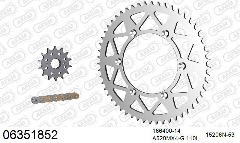 Zestaw napędowy AFAM do HUSQVARNA TC 449, TC 450