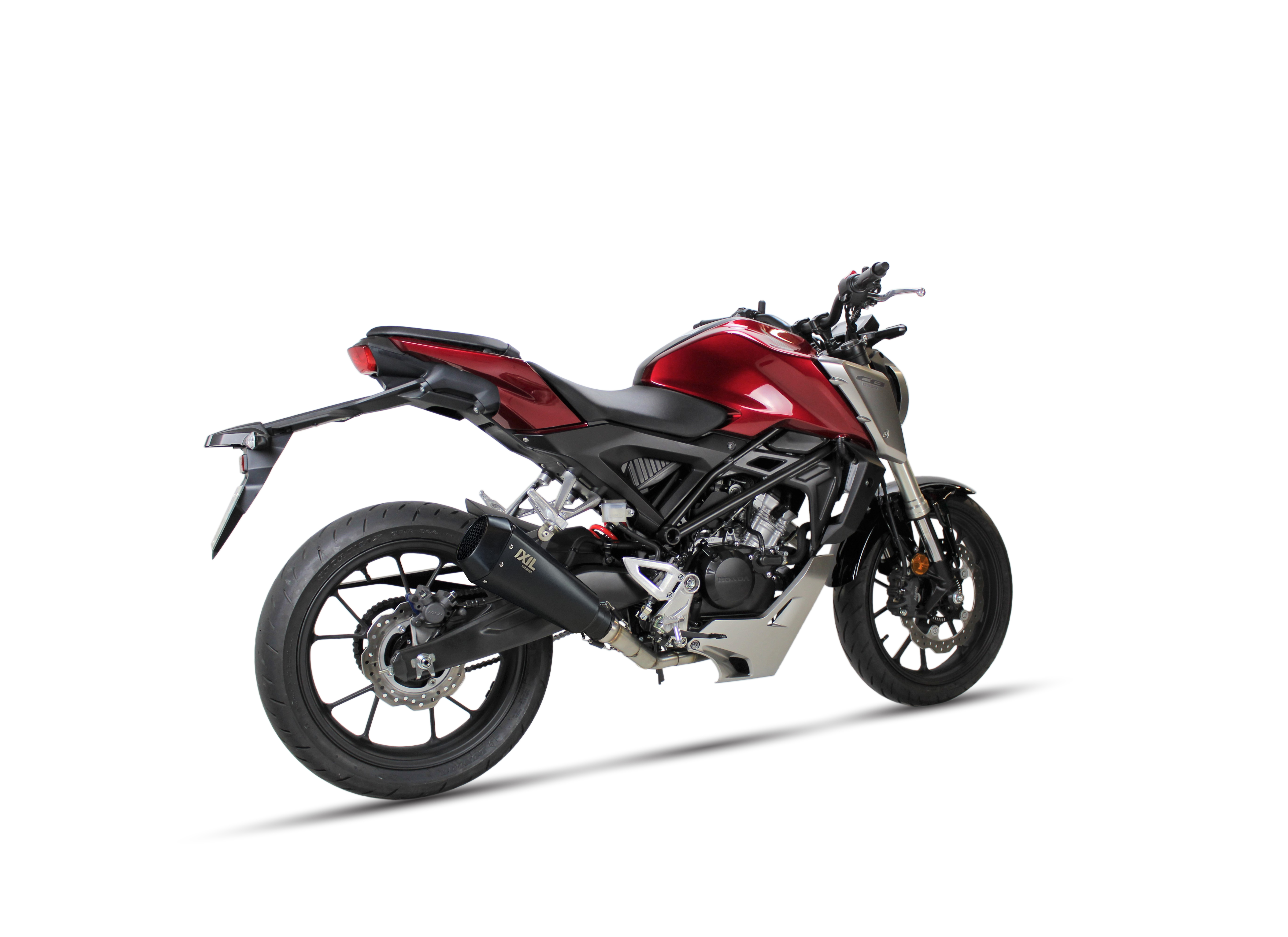 Tłumik IXIL HONDA CB 125 R 18-20 (JC79) typ RB (waga: 900g, długość: 230 mm., materiał: Inox AISI304, kolor: Black painted) FULL