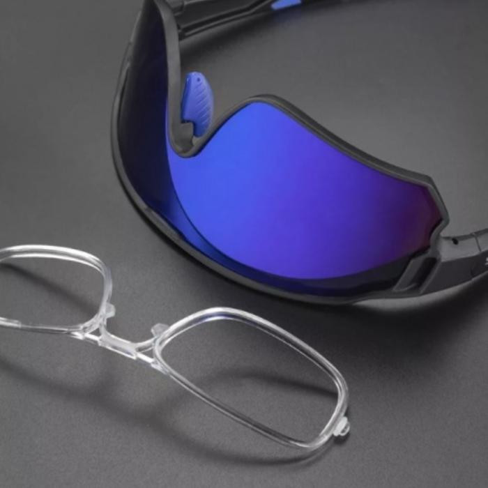 Okulary rowerowe / sportowe z polaryzacją ROCKBROS UV400 (10138) czarno-nebieskie
