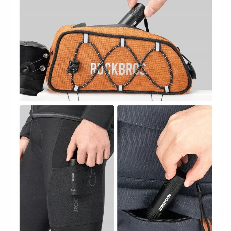 Zestaw narzędzi rowerowych grzechotka Rockbros 8w1 bity etui do roweru 120g