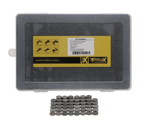 ProX Racing Parts Zestaw płytek zaworowych PROX 9.48 1.20 - 3.50 (141 szt.) HONDA HUSQWARNA KAWASAKI SUZUKI YAMAHA