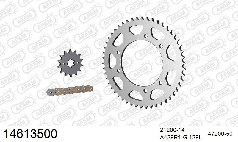 Zestaw napędowy AFAM do MALAGUTI X3M 125 Enduro