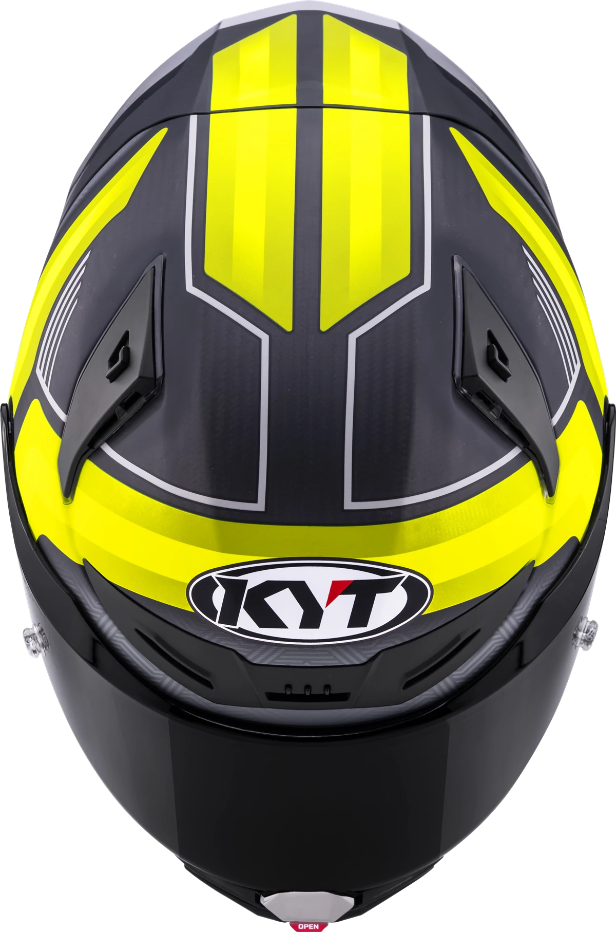 Kask motocyklowy KYT R1R CARBON ACCELERATOR ŻÓŁTY E06