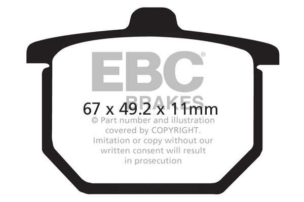 EBC Brakes Klocki hamulcowe EBC FA029 (kpl. na 1 tarcze)