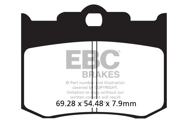 EBC Brakes Klocki hamulcowe EBC FA420HH wzmacniane (kpl. na 1 tarcze)