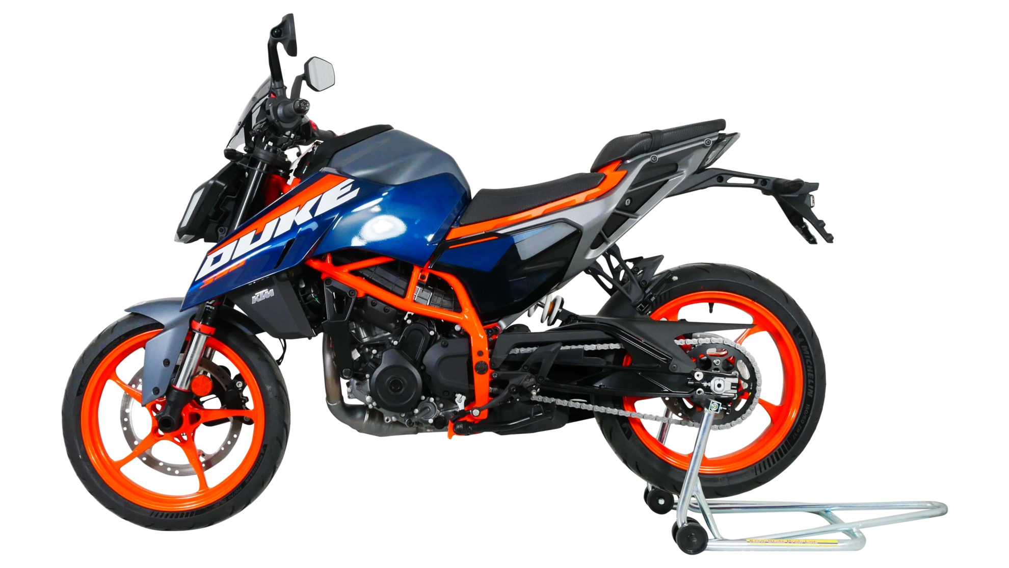 Szyba motocyklowa MRA KTM DUKE 390 2024-, forma NSPM, przyciemniana