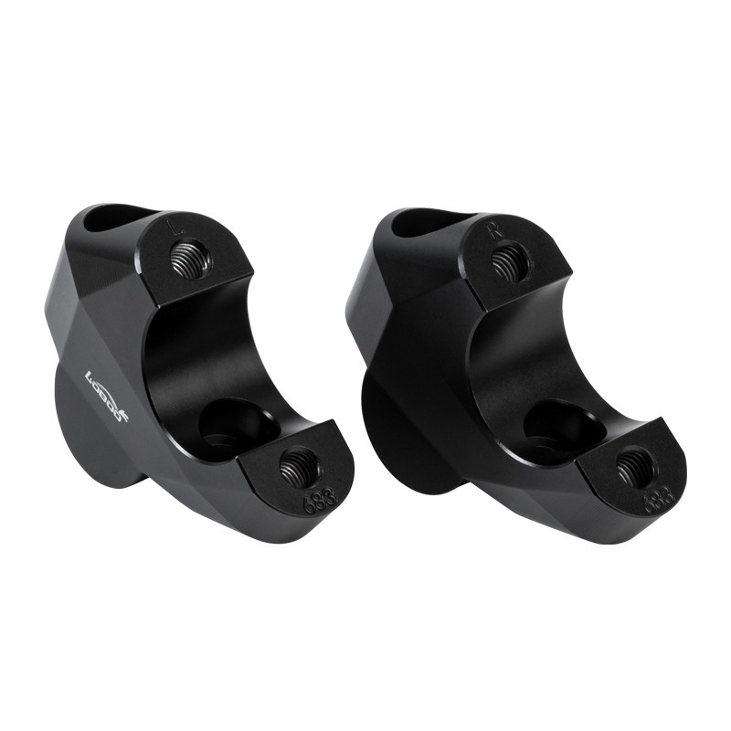 LOBOO Podwyższenie kierownicy do BENELI TRK552X (2024-), podwyższenie 28mm, przybliżenie 17mm