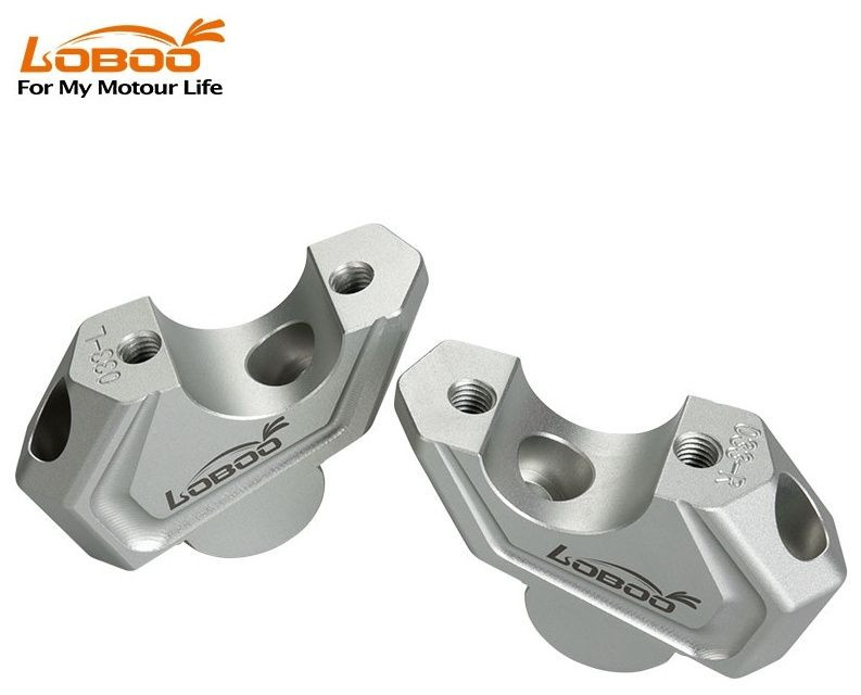 LOBOO Podwyższenie kierownicy do BMW F850GS (2023-), BMW F850GS ADV (2019-), podwyższenie 19mm, przybliżenie 25mm