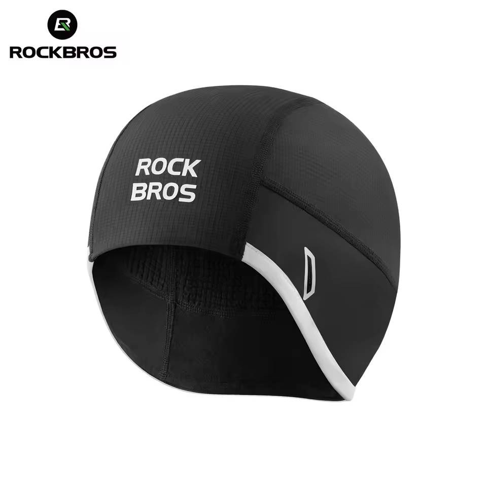 Czapka rowerowa do biegania sportowa pod kask ROCKBROS 18250007001 Termoaktywna