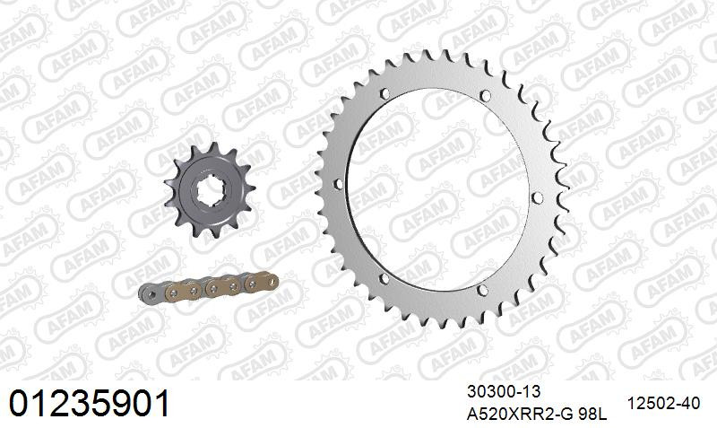 Zestaw napędowy AFAM do YAMAHA YFM 350 X Warrior W,A,B,D,E,F,G,H,J,K,L,M,N,P,R,S