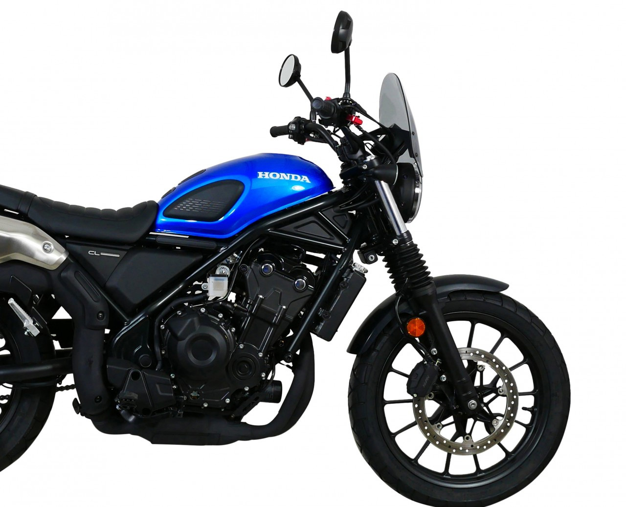 Szyba motocyklowa MRA HONDA CL 500 2023-, forma TN, przyciemniana