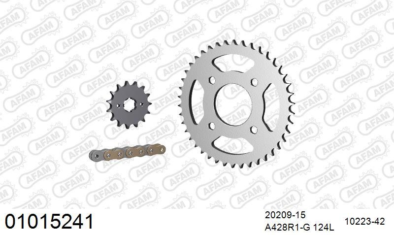 Zestaw napędowy AFAM do HONDA CBR 150