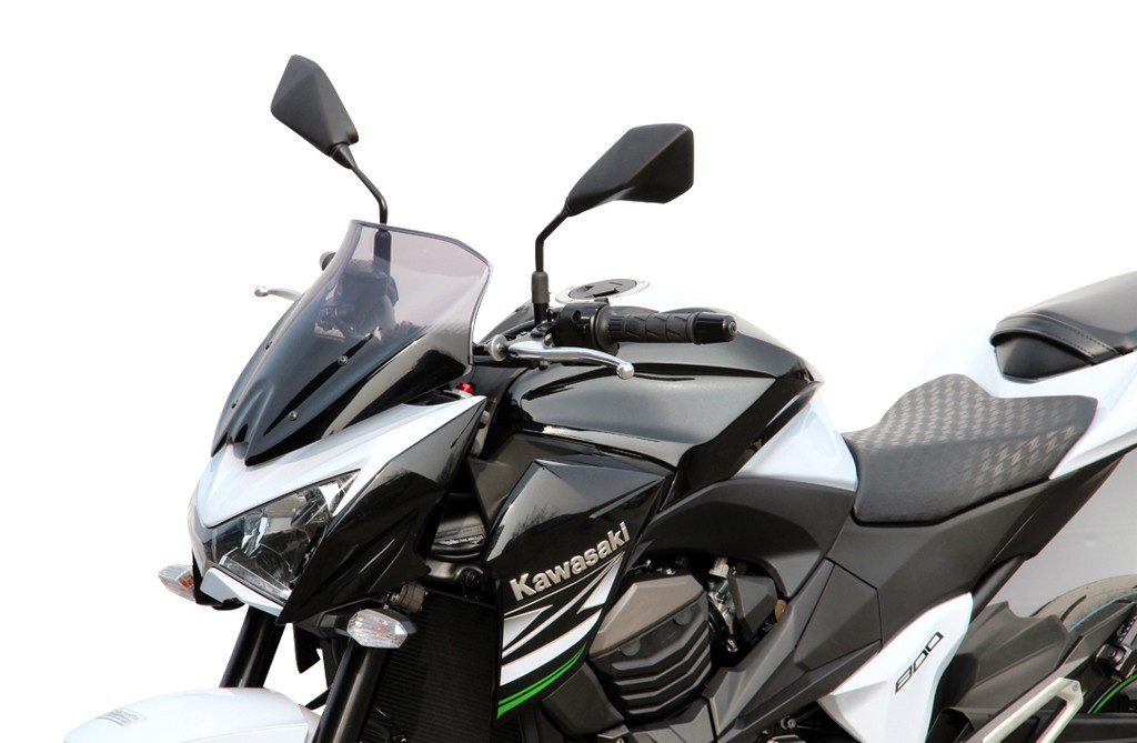 Szyba motocyklowa MRA KAWASAKI Z 800 ZR 800 A -, forma S, czarna