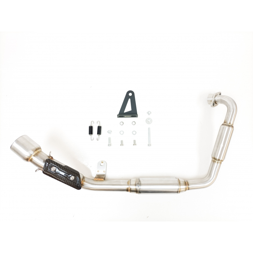 Układ wydechowy IXIL ZONTES G1 125 / X, Z2-125, GK125 / X 2023-2024 typ RC3B FULL SYSTEM - SPORT XTREM BLACK (Homologacja)