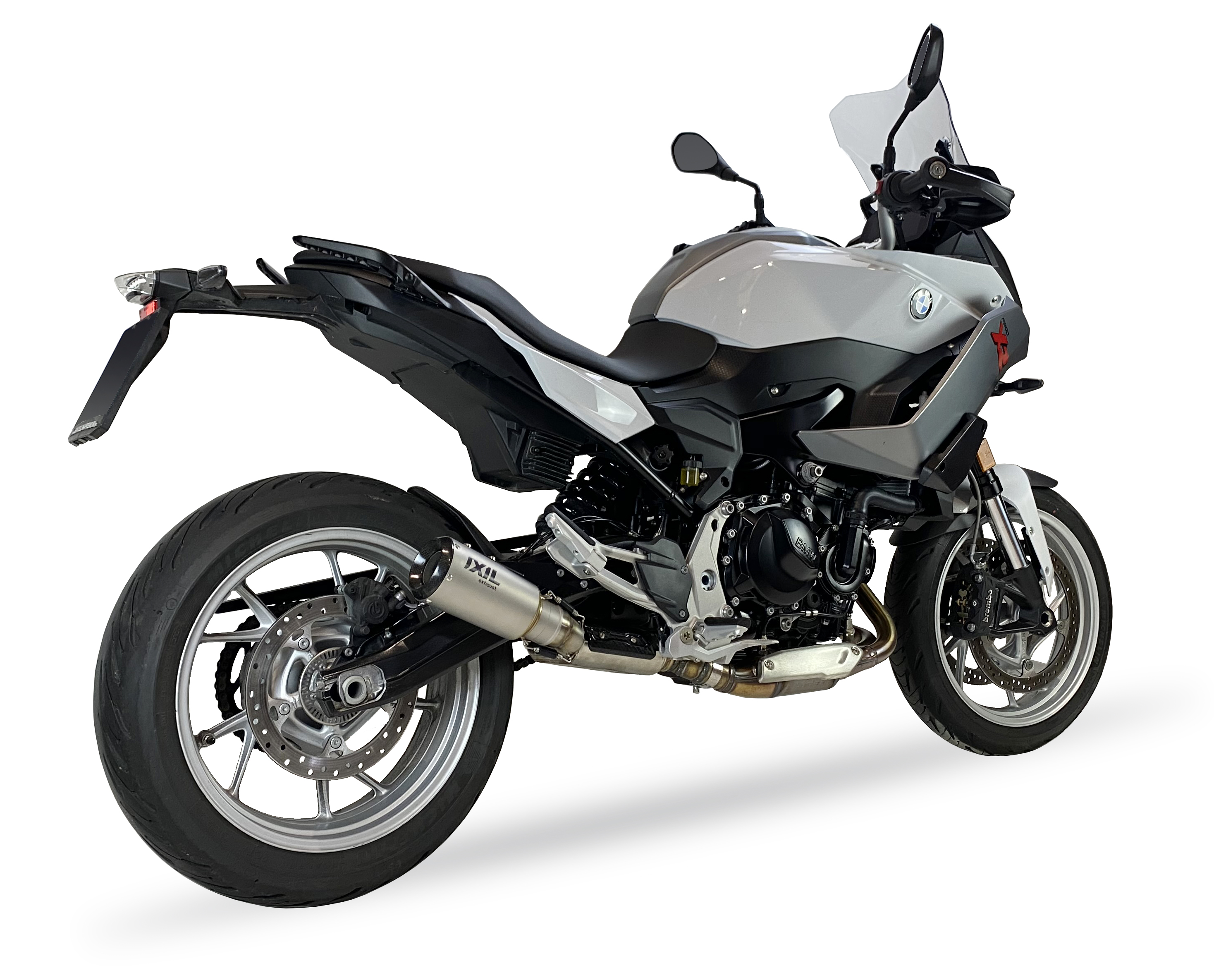 Tłumik IXIL BMW F 900 XR 20-23 (4R90) typ RC (waga: 800g, długość: 230 mm., materiał: Inox AISI304, kolor: Bright resin) SLIP ON
