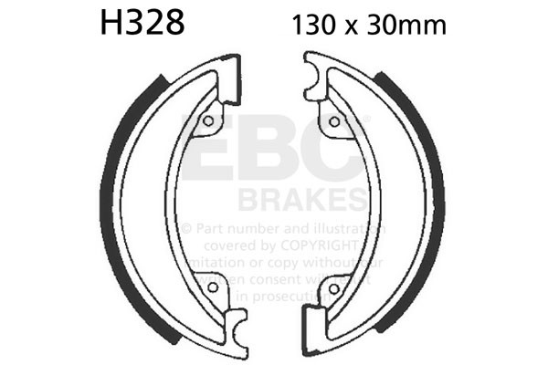 EBC Brakes Szczęki hamulcowe EBC H328 (1 kpl.)