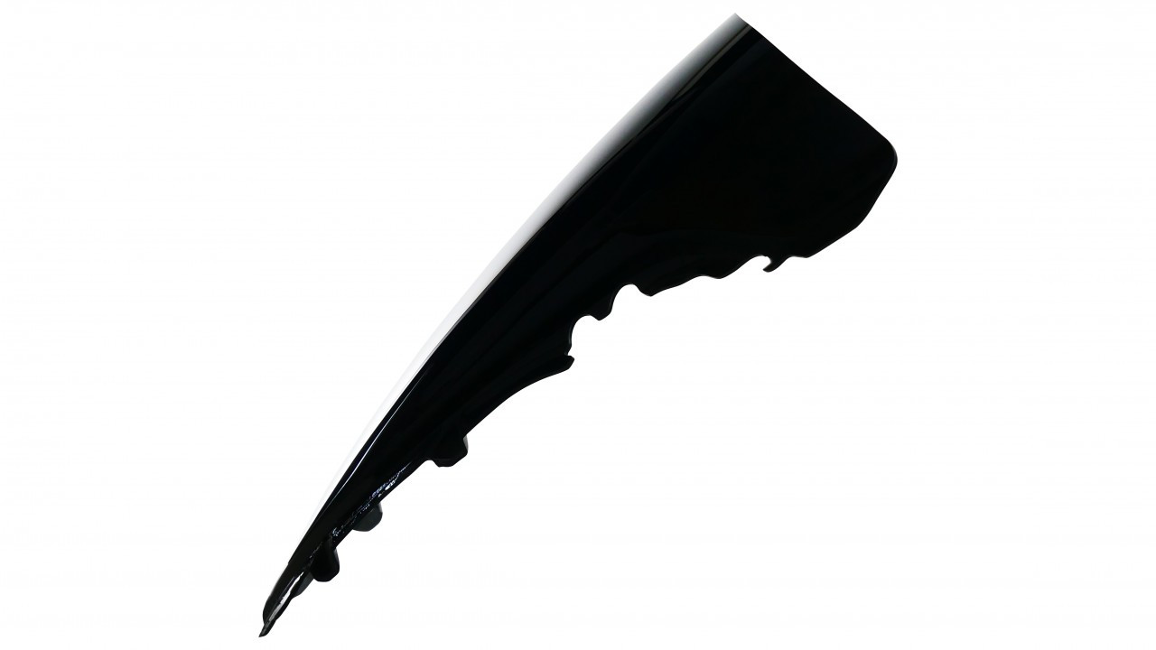 Szyba motocyklowa MRA YAMAHA YZF R 1 RN22 2009-2014, forma O, czarna