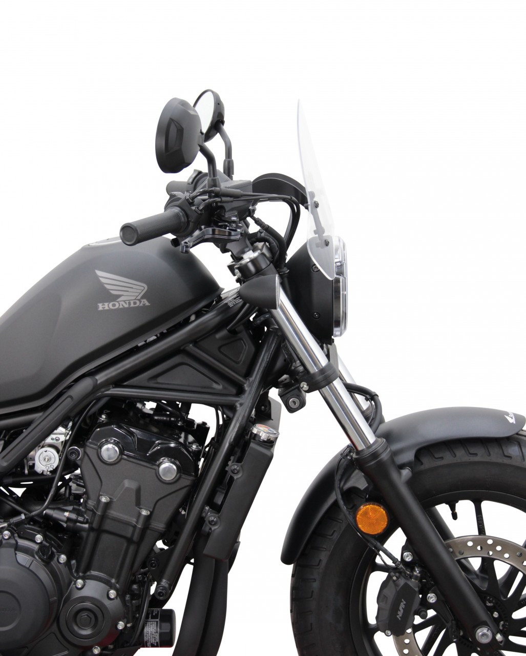 Szyba motocyklowa MRA HONDA CMX 500 REBEL 2020-, forma NSP, bezbarwna