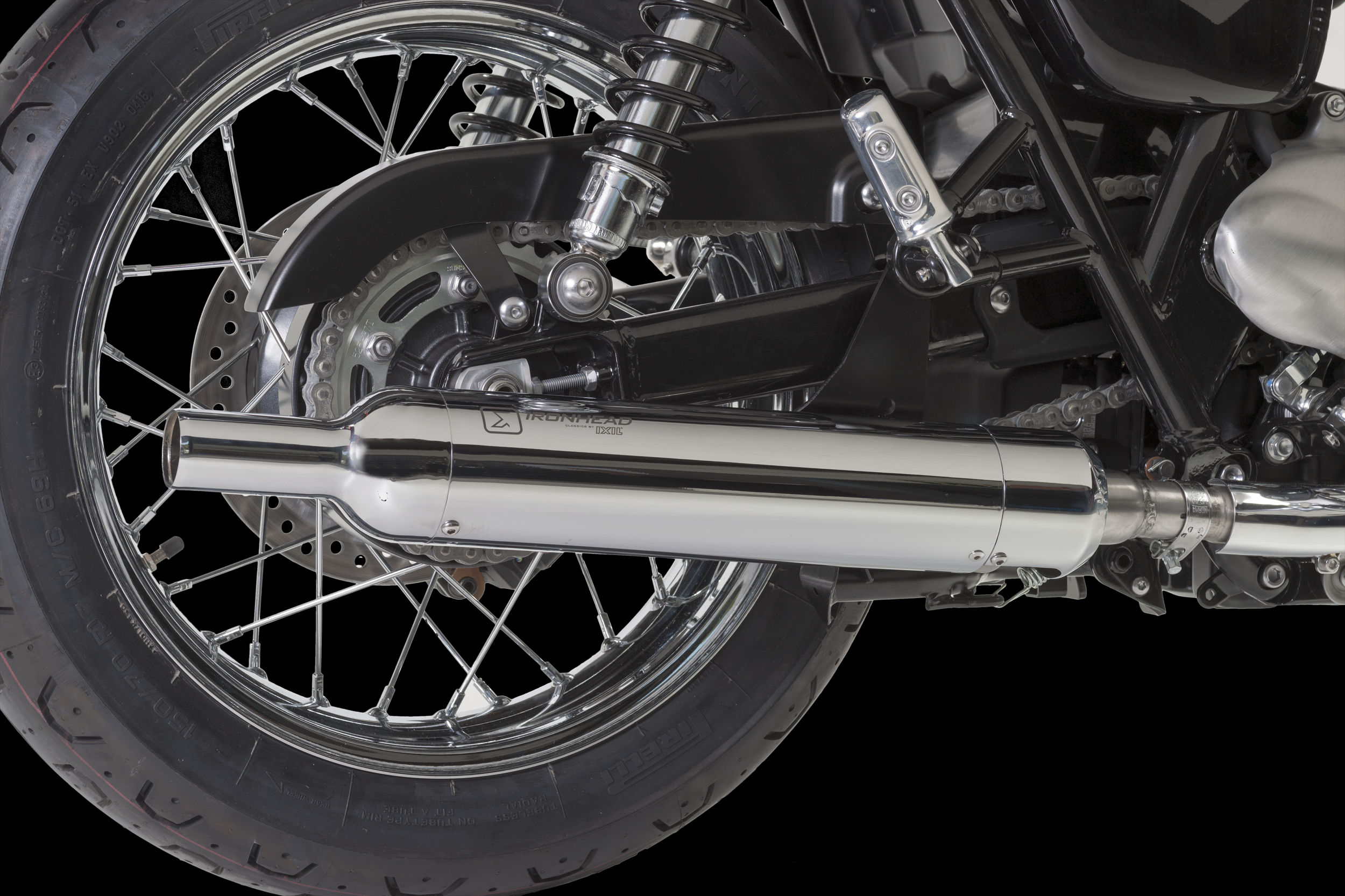 IRONHEAD END CAPS typ CAP (długość: Ø 88 mm., materiał: Inox AISI304, kolor: Bright chrome) BOTTLE END CAP (CHROME)