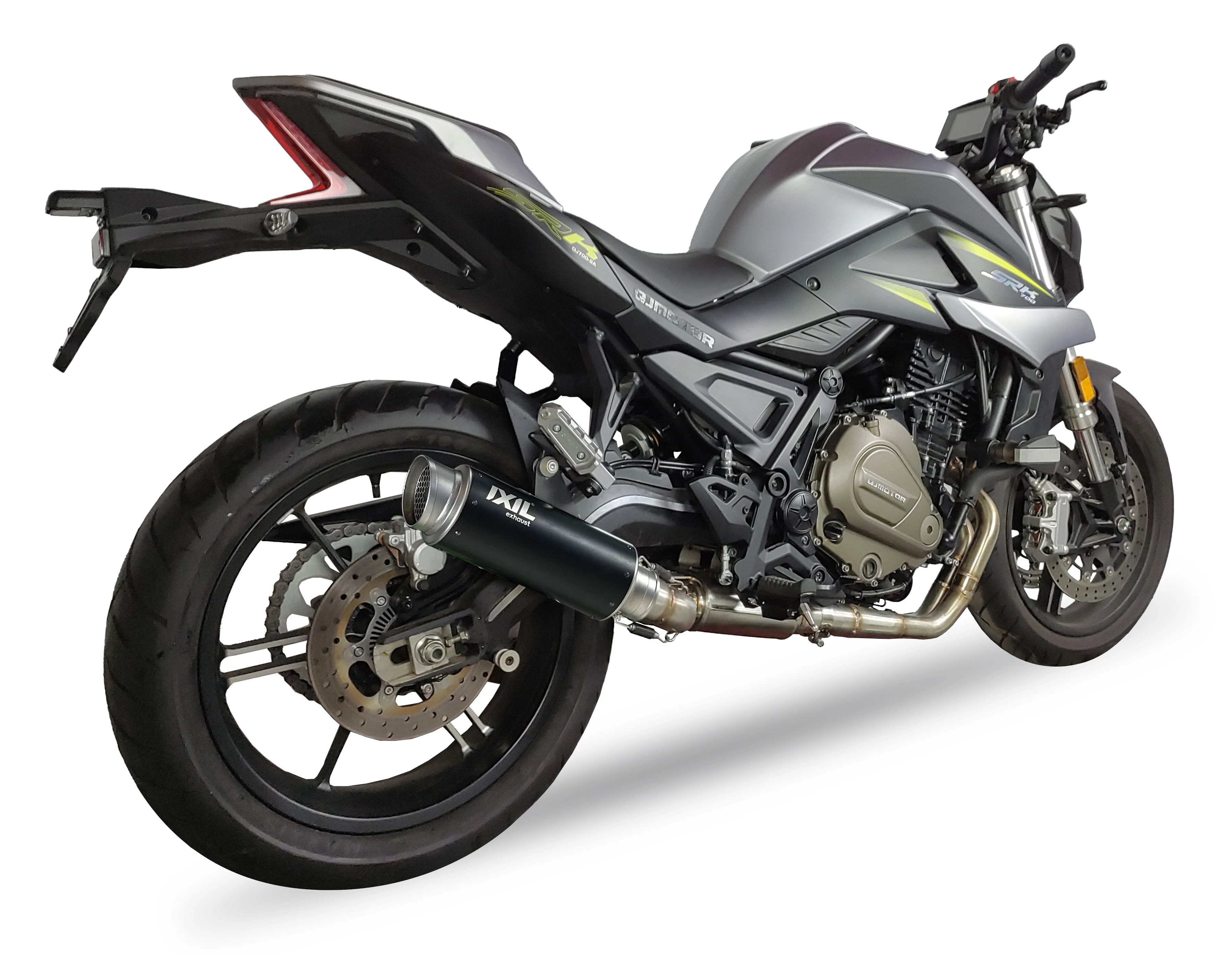 IXIL Układ wydechowy, tłumik QJ MOTOR SRK 700 typ RC3B FULL SYSTEM - SPORT XTREM BLACK