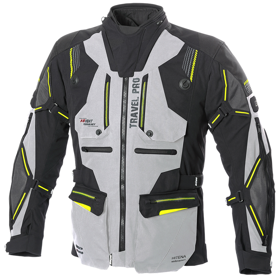 Kurtka motocyklowa BUSE Travel Pro czarno/szara
