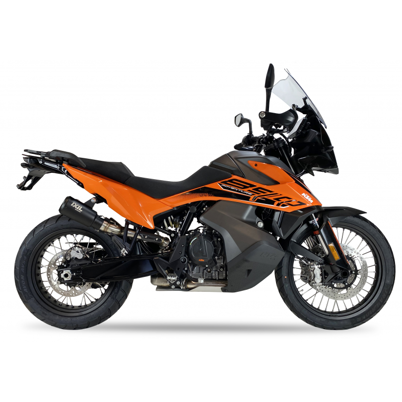 Tłumik IXIL KTM 890 SMT 2023 (KTM R2 ADVENTURE) typ RB (waga: 900g, długość: 230 mm., materiał: Inox AISI304, kolor: Black paint
