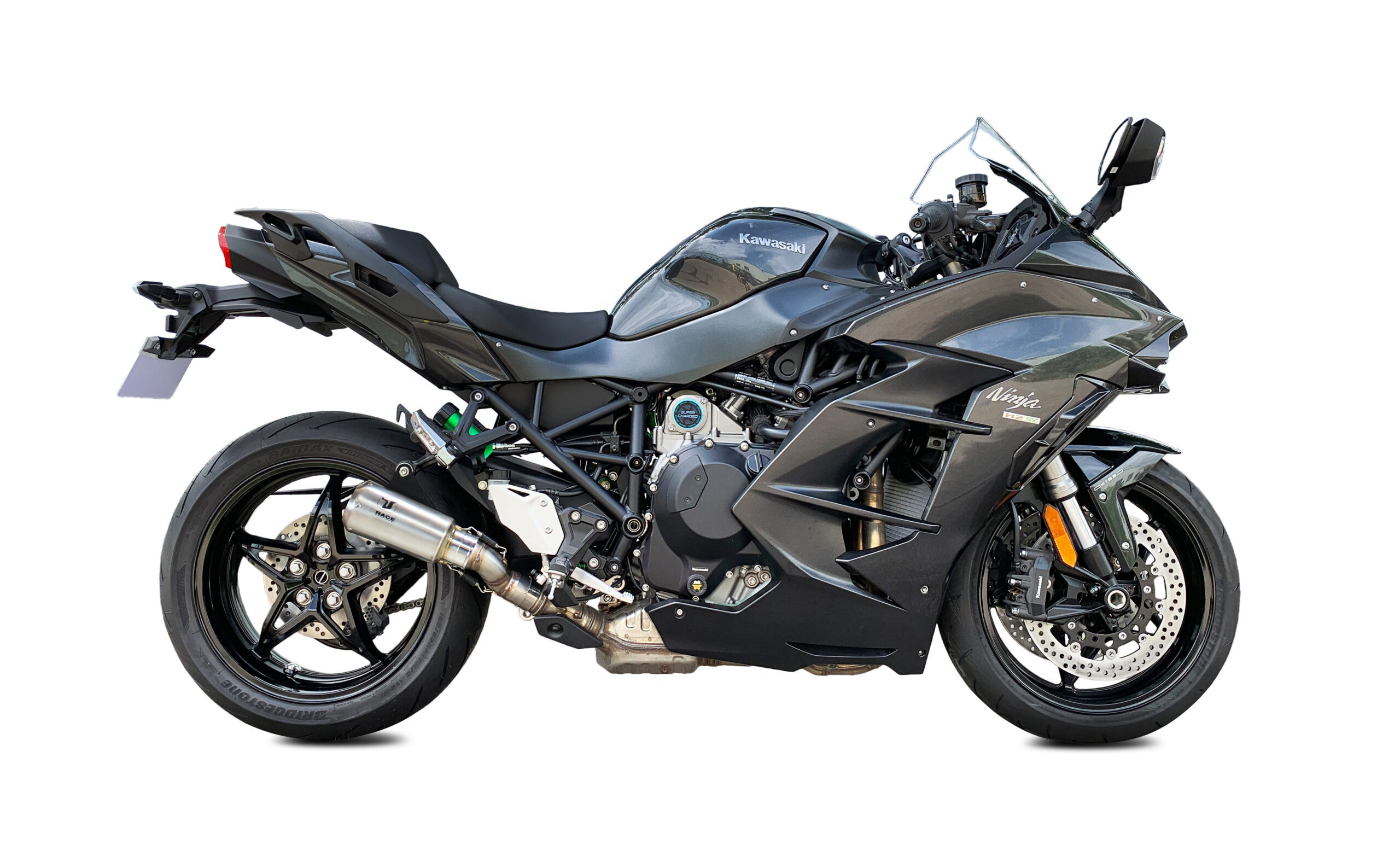 Tłumik IXRACE KAWASAKI NINJA H2 SX - SX SE 18-21 (ZXT02A B D) typ MK2 MK2 SERIES INOX