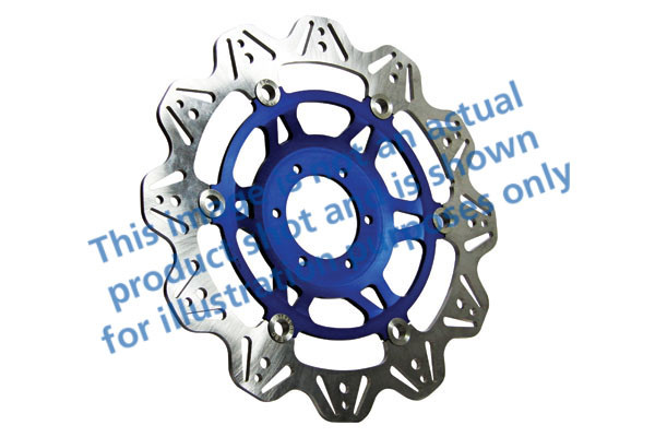 Tarcza hamulcowa motocyklowa EBC VR2095BLU VEE, niebieska