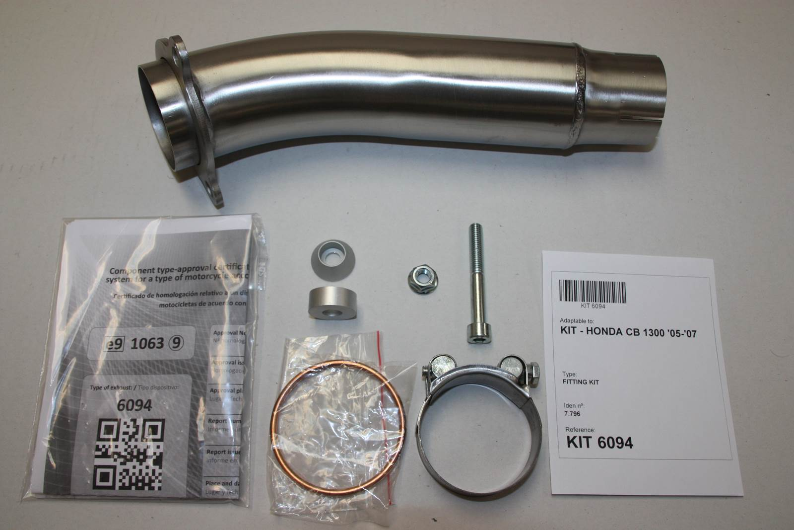 Tłumik IXIL HONDA CB 1300 S - CB 1300 SF 03-14 (SC54) typ SOVE (waga: 3000g, długość: 423 mm., materiał: Inox AISI304, kolor: Bl