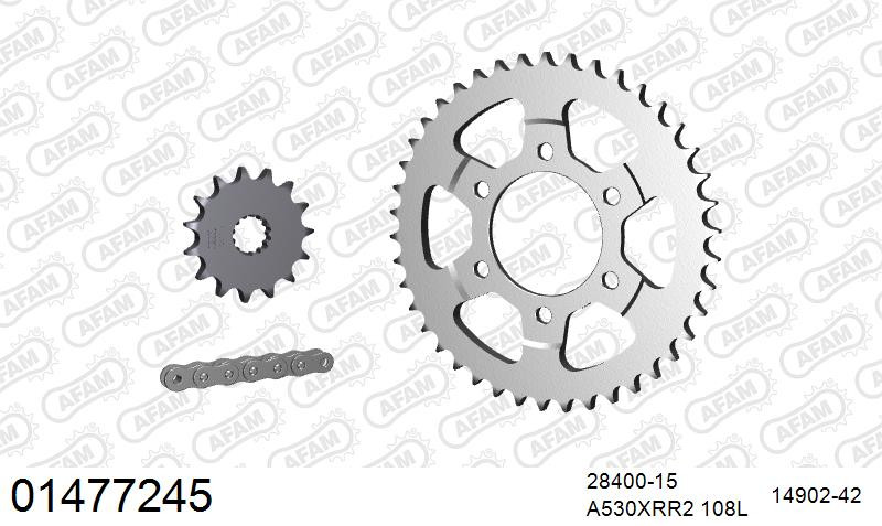 Zestaw napędowy AFAM do SUZUKI GSX-R 750 W N,P,R,S