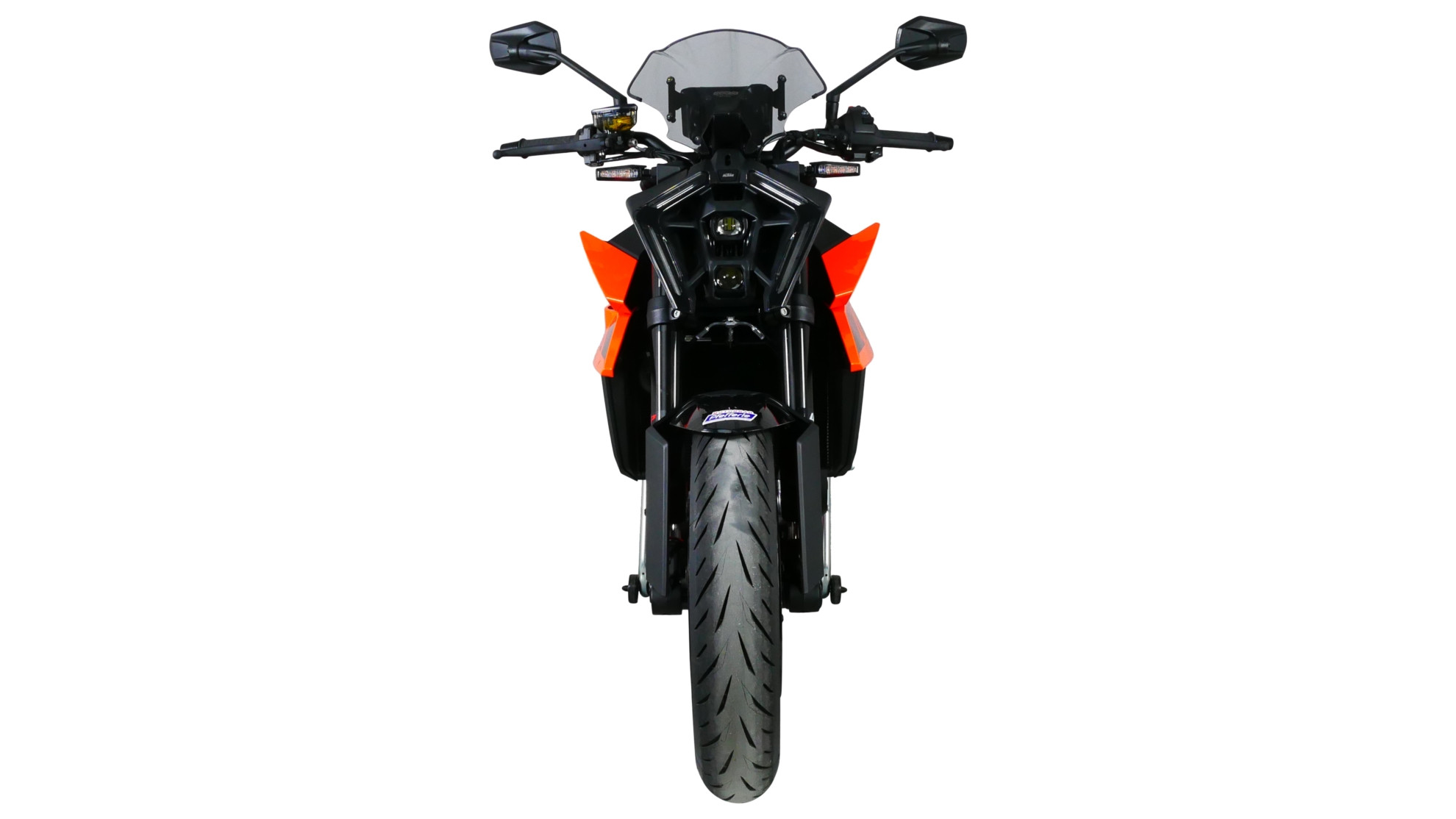 Szyba motocyklowa MRA KTM DUKE 990 2024-, forma NTM, przyciemniana