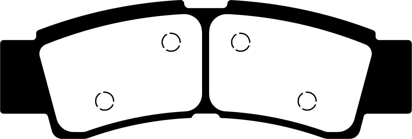 Klocki hamulcowe EBC SXR738HH Side By Side Race Formula (kpl. na 1 tarcze)