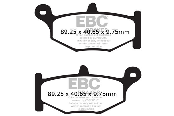 EBC Brakes Klocki hamulcowe EBC FA419 (kpl. na 1 tarcze)