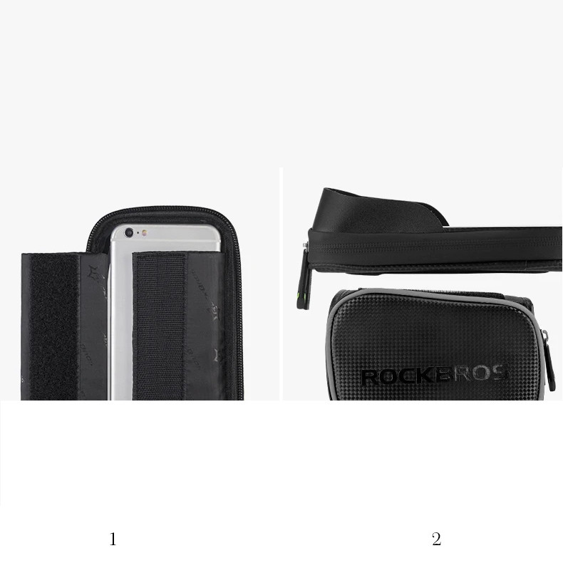 Sakwa, torba rowerowa na ramę z pokrowcem na telefon 6,2" Rockbros 009-42