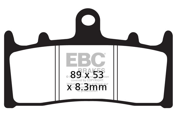 EBC Brakes Klocki hamulcowe EBC FA188HH wzmacniane (kpl. na 1 tarcze)