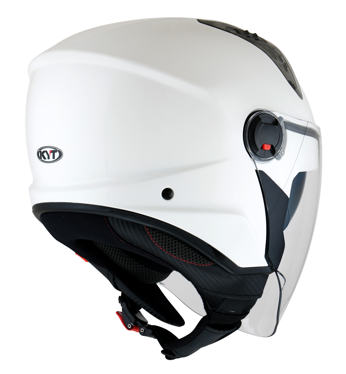 Kask Motocyklowy KYT D-CITY połysk biały ECE/ONU 22-06