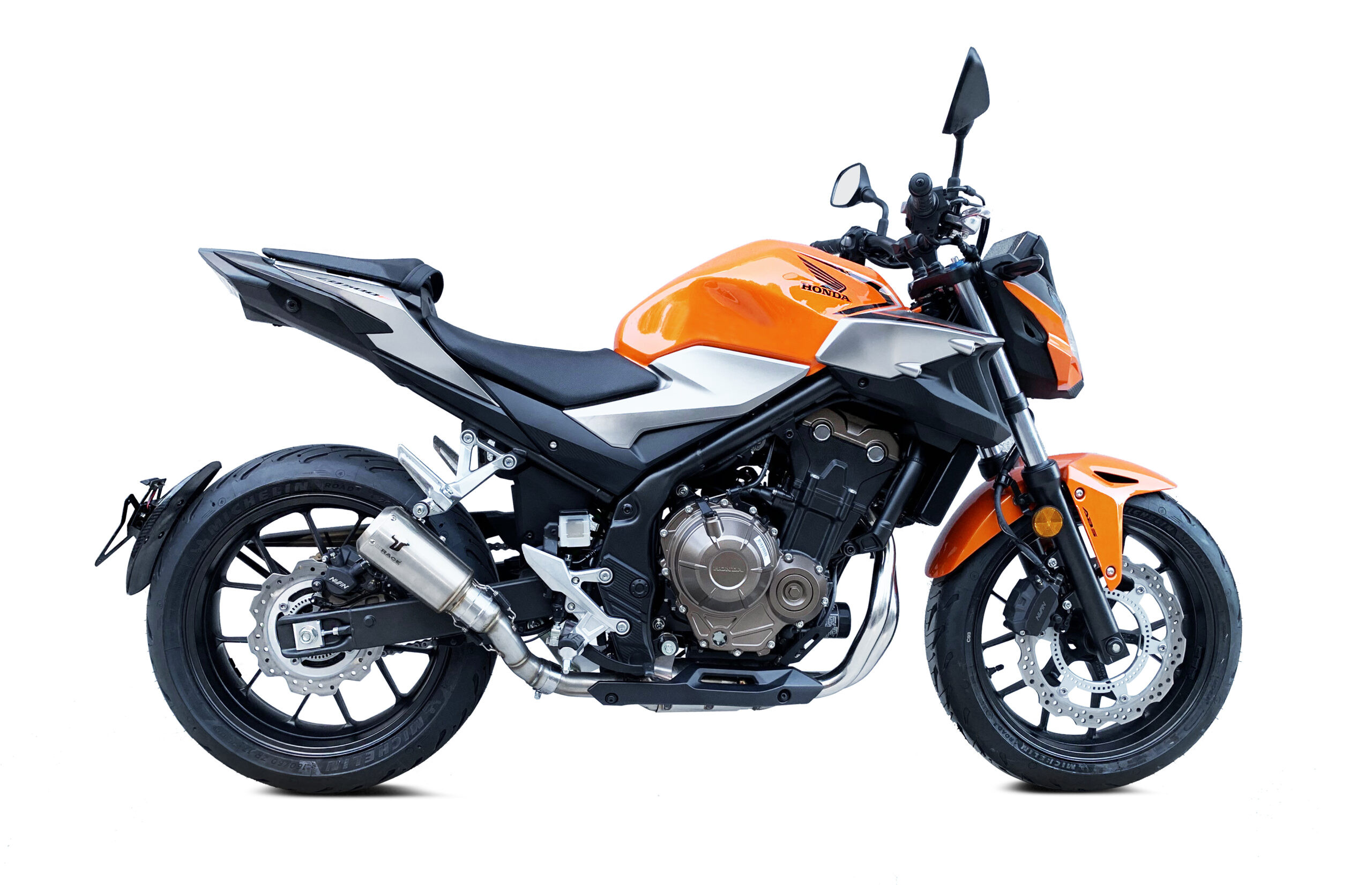 Tłumik IXRACE HONDA CB 500 X 19-23 (PC64) typ MK2 MK2 SERIES INOX (Homologacja)