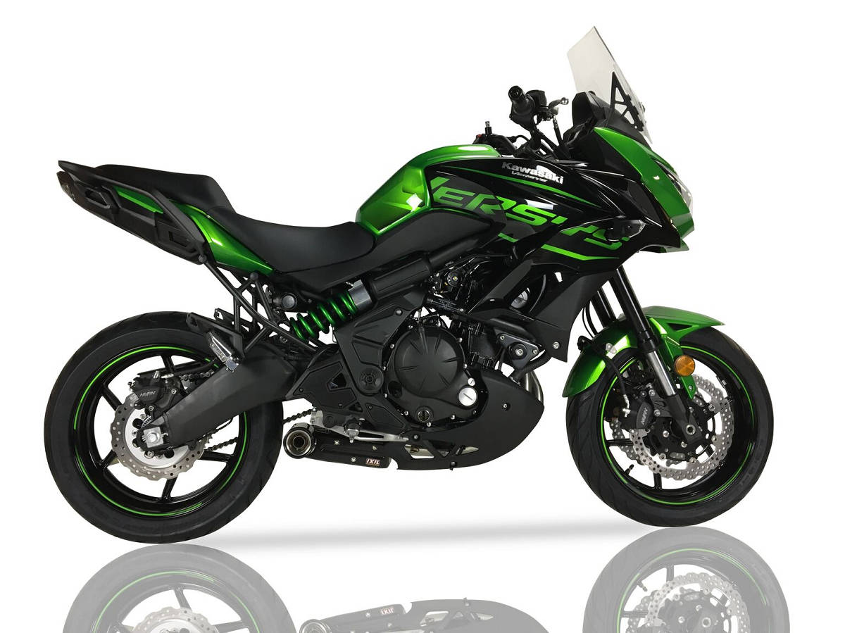 Tłumik IXIL KAWASAKI VERSYS 650 15-22 (LE650E F) typ SX1 (waga: 3900g, długość: 347 mm., materiał: Inox AISI304, kolor: Bright r